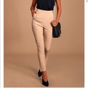lulus kick it high waisted trouser